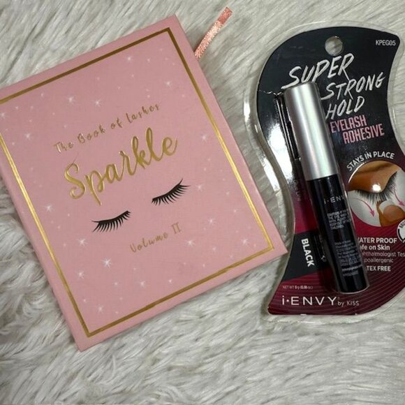 The Book of Lashes Volume II Sparkle + I-Envy Black Super Strong Adhesive Set - Picture 2 of 10